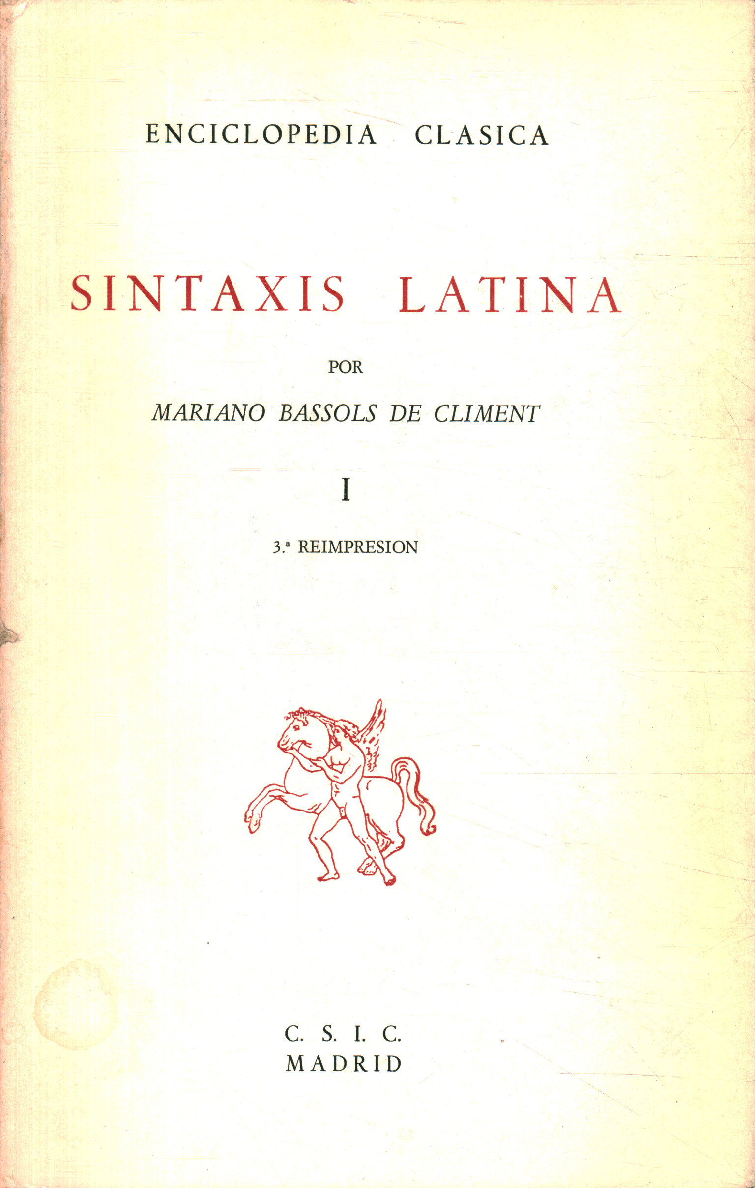 Latin syntaxis I