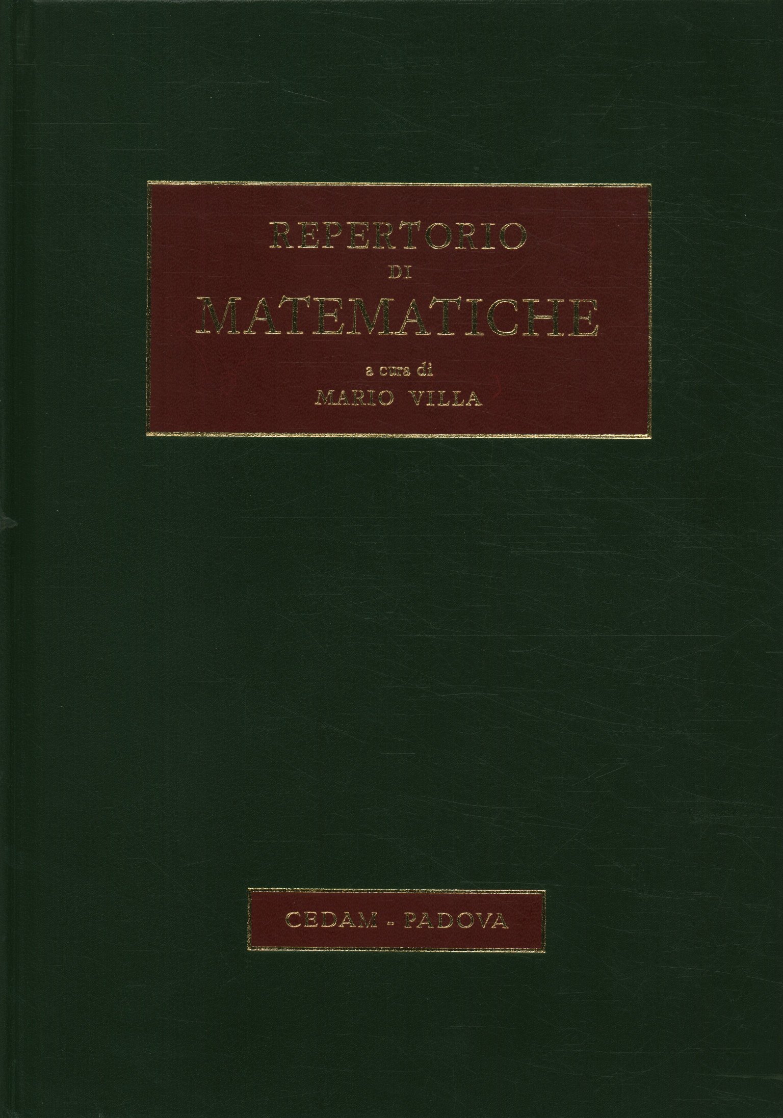 Repertorio de Matemáticas (Volumen 1)