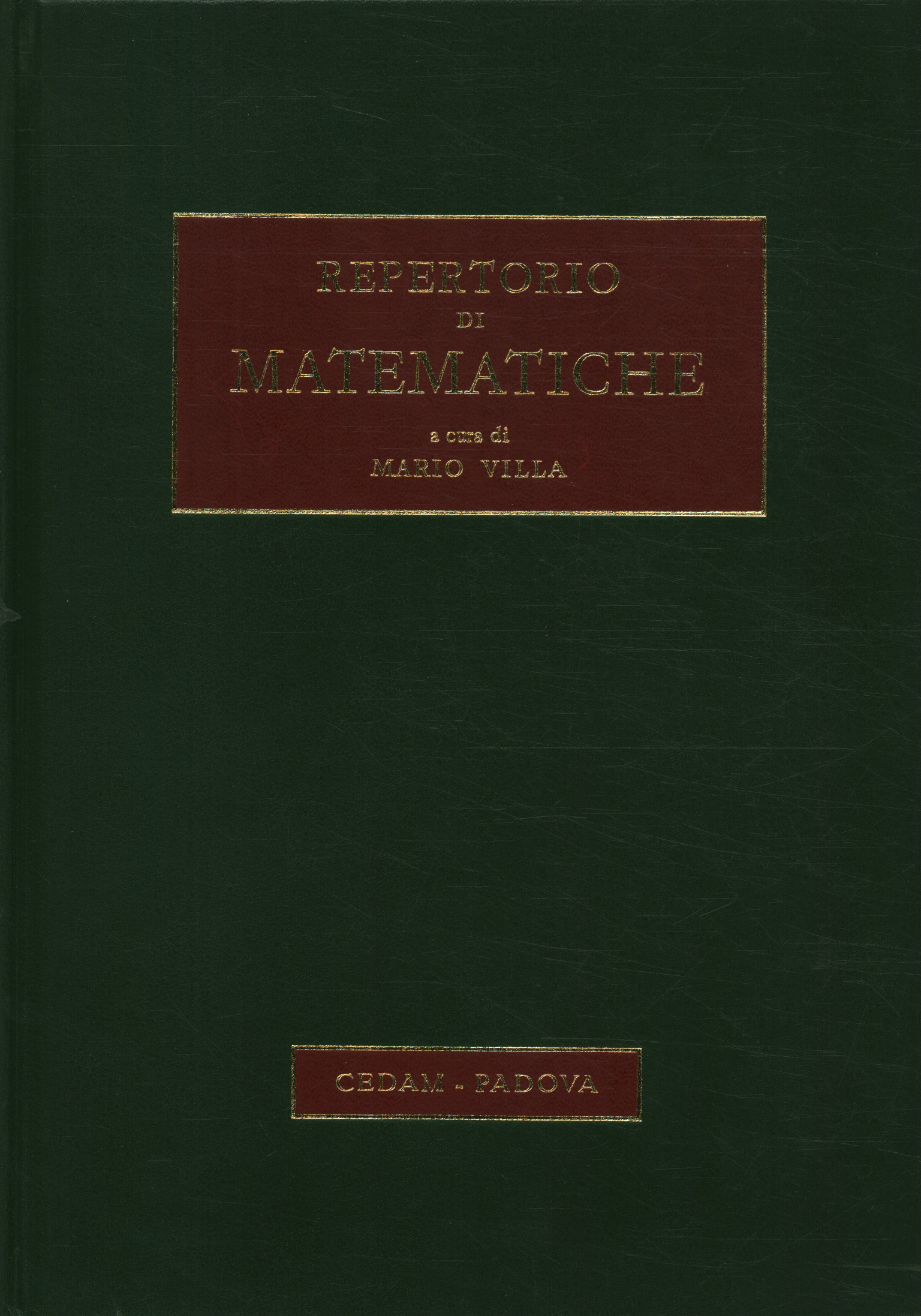 Repertorio di matematiche (Volume 1)