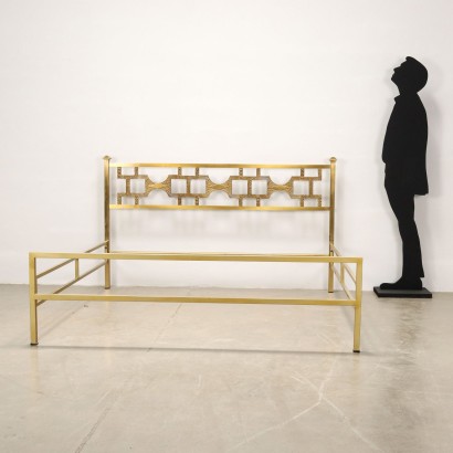 Double Bed Brass Italy 1970s