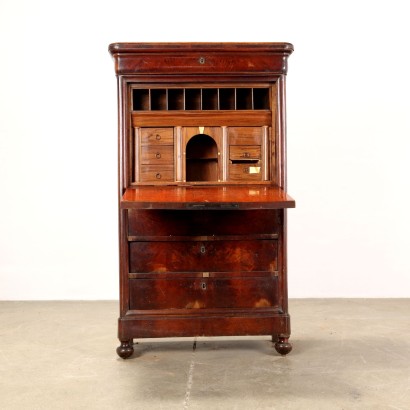 Secrétaire Louis Philippe Walnut Italy XIX Century