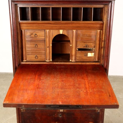 Secrétaire Louis Philippe Walnut Italy XIX Century