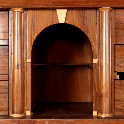 Secrétaire Louis Philippe Walnut Italy XIX Century