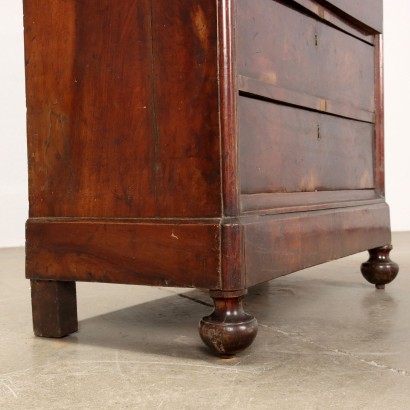 Secrétaire Louis Philippe Walnut Italy XIX Century