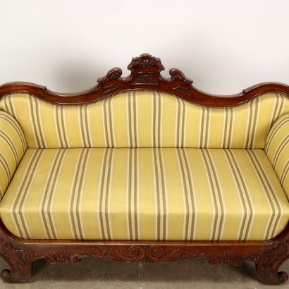 Sofa Louis Philippe Nussbaum Italien XIX Jhd