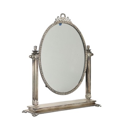 Mirror D. Riva Silver Italy 1930s-1940s