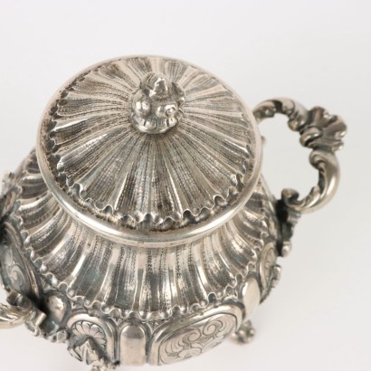 Tea and Coffee Service Silver Italy XX Century