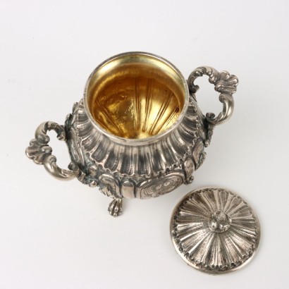 Tea and Coffee Service Silver Italy XX Century