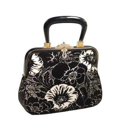 Handbag Velvet Italy 1960s