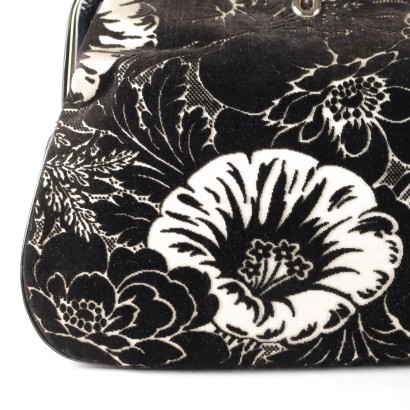 Borsa Vintage Velluto a Fiori