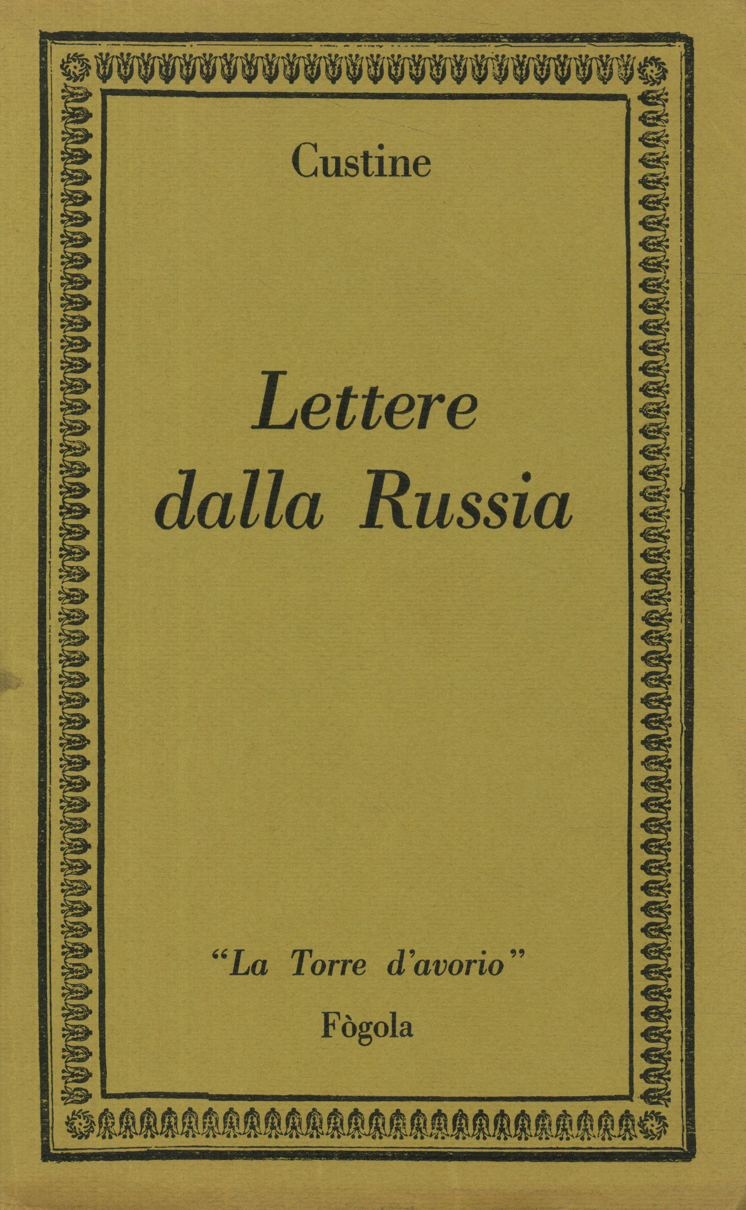 Lettres de Russie