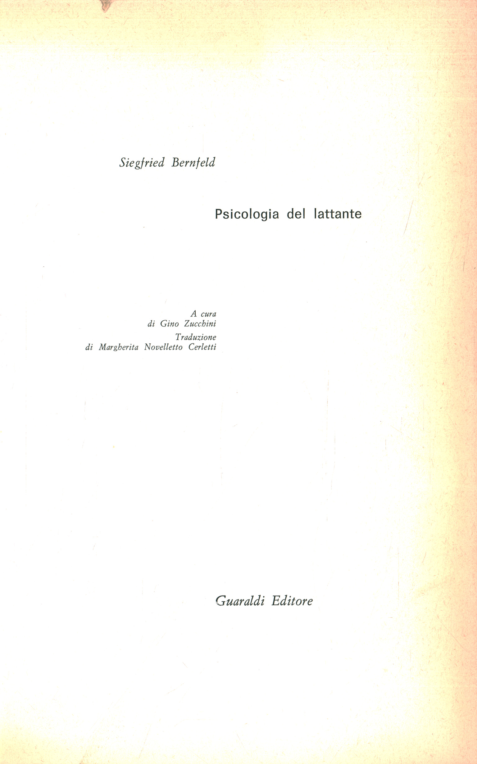 Psicologia del lattante