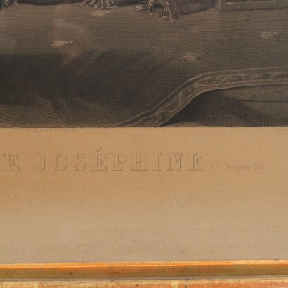 Divorce de l\'Impèratrice Josèphine Engraving XIX Century
