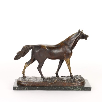 Horse Sculpture Bronze Europe XX Century