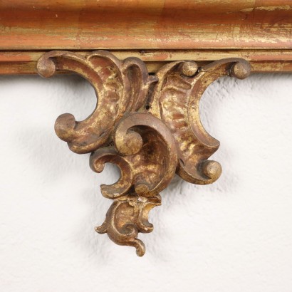 Miroir Style Baroque Bois Italie XXe Siècle