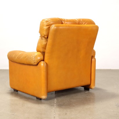 Fauteuil B&B Coronado Cuir Italie Années 1960-1970