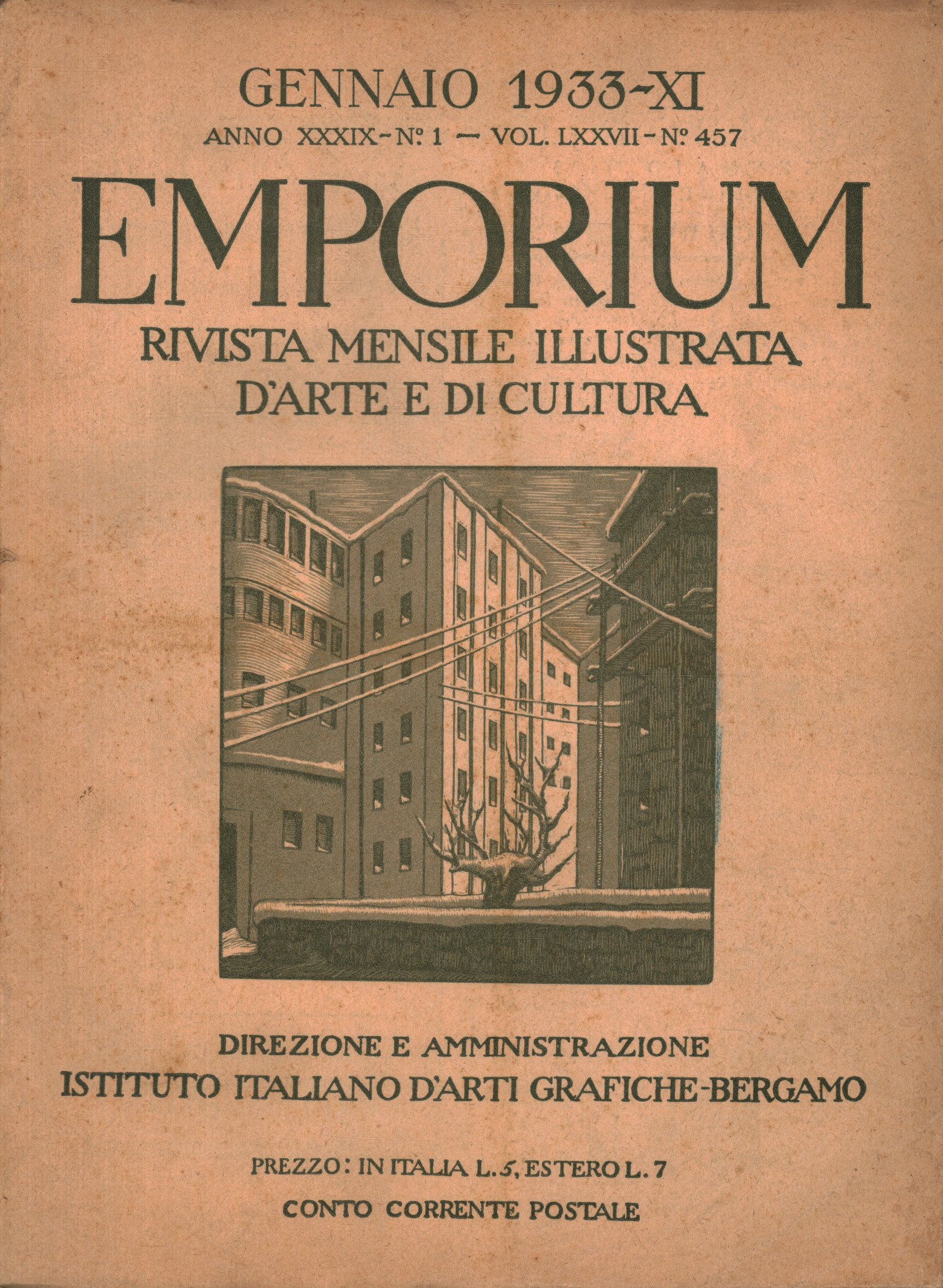 Emporium Année XXXIX 1933. Année terminée