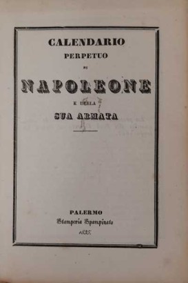 Calendrier perpétuel de Napoléon et de la