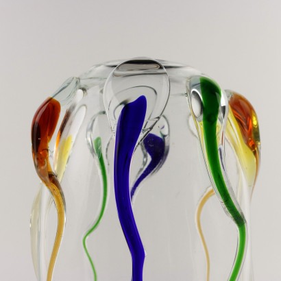 Vase Glas Italien 1990er