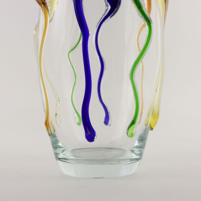 Vase Glas Italien 1990er