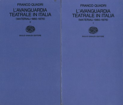L'avanguardia teatrale in Italia (2 volumi)