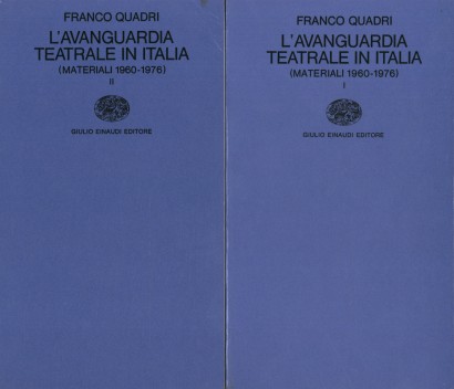L'avanguardia teatrale in Italia (2 volumi)