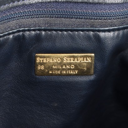 Sac Vintage Serapian Cuir Italie Années 1980