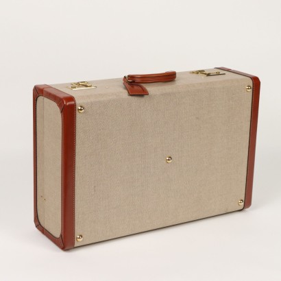 Valise Vintage Cuir Italie Années 1970-1980