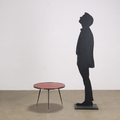 Table Basse Métal Italie Années 1960