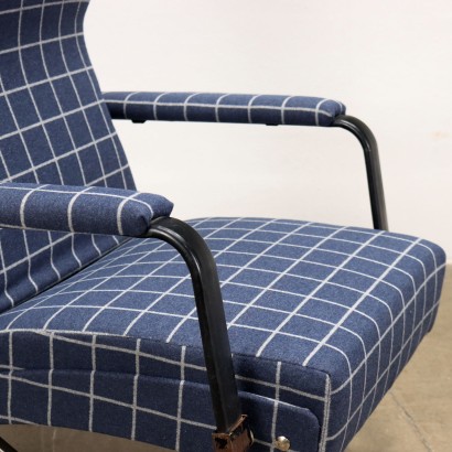 Fauteuil avec Repose-Pieds Formanova Tissu Italie Années 1960