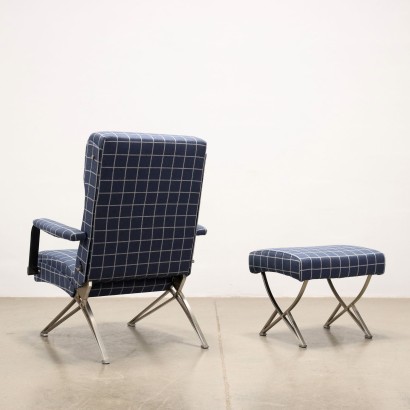 Formanova Recling Armchair Fabric Italy 1960s