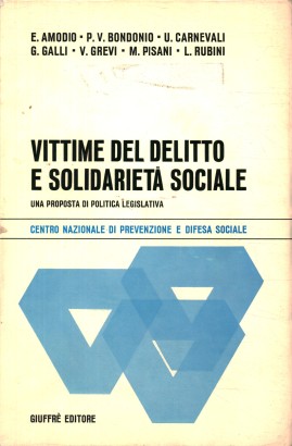 Vittime del delitto e solidarietà sociale