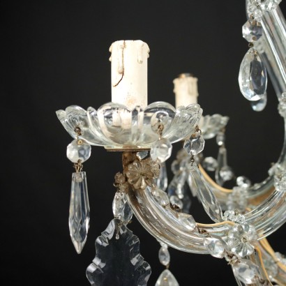 Chandelier Maria Theresa Style Glass Italy XX Century