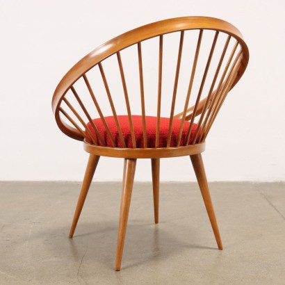 Stuhl Circle Chair Ese Möbler AB Buche Schweden 1960er