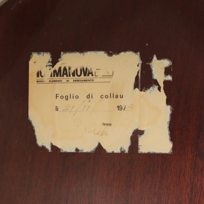 G. Moscatelli Couhctisch Palisander Italien 1960er-1970er