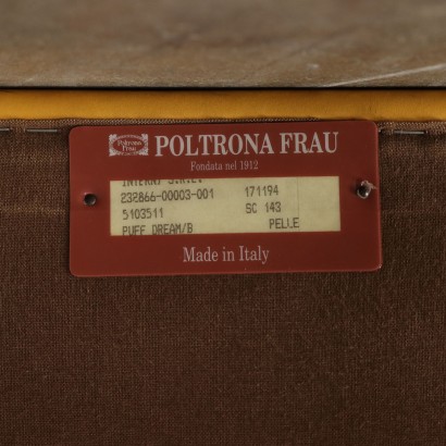 Poltrona Frau Armchair Dream/B Leather Italy 1980s
