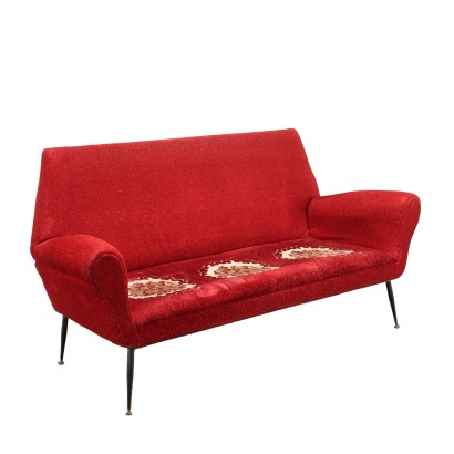 Sofa Velvet Italy 1950s-1960s