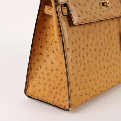 Borsa Vintage in Struzzo con Cintura