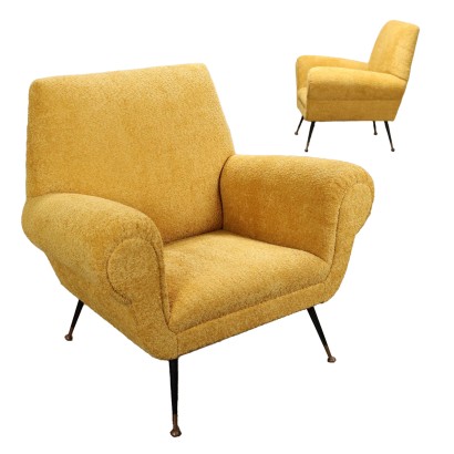 modernariato, modernariato di design, poltrona, poltrona modernariato, poltrona di modernariato, poltrona italiana, poltrona vintage, poltrona anni '60, poltrona design anni 60,Coppia di Poltrone Anni 50-60