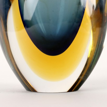 Vase Glas Italian 1960er