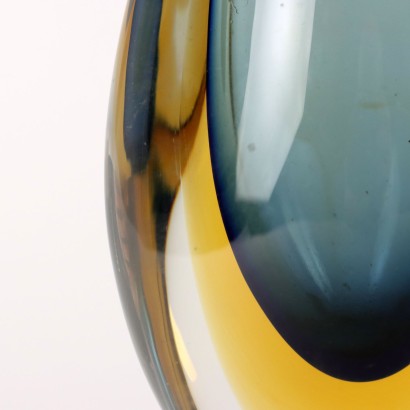 Vase Glas Italian 1960er