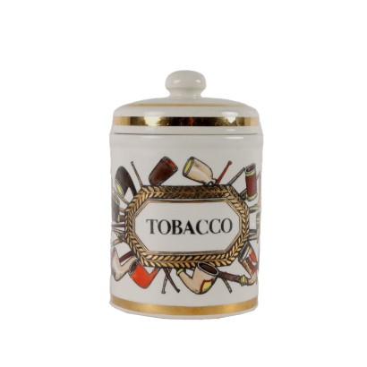 Tobacco Holder P. Fornasetti Ceramic Italy 1960s