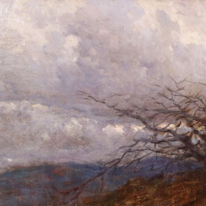 R. Pellegrini Öl auf Leinwand Italien 1909