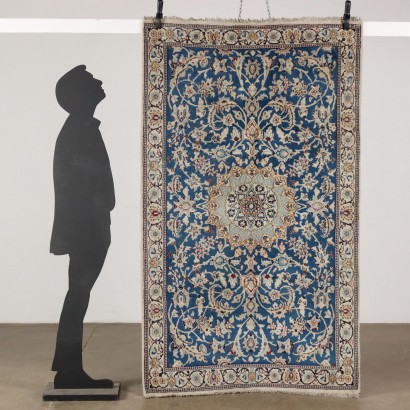 Tapis Nain Coton Noeud Gros Perse XXe Siècle