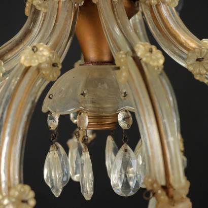 Chandelier Maria Theresa Style Glass Italy XX Century