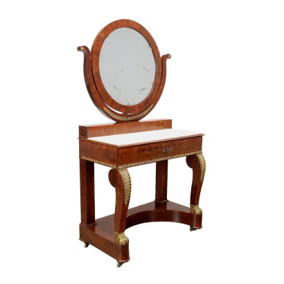 antiquariato, tavolo, antiquariato tavolo, tavolo antico, tavolo antico italiano, tavolo di antiquariato, tavolo neoclassica, tavolo del 800,Toilette Restaurazione Francia,Toilette Restaurazione Francia