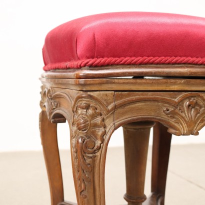 antiquariato, sedia, antiquariato sedie, sedia antica, sedia antica italiana, sedia di antiquariato, sedia neoclassica, sedia del 800,Coppia di Sgabelli Luigi Filippo