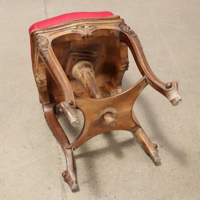 antiquariato, sedia, antiquariato sedie, sedia antica, sedia antica italiana, sedia di antiquariato, sedia neoclassica, sedia del 800,Coppia di Sgabelli Luigi Filippo