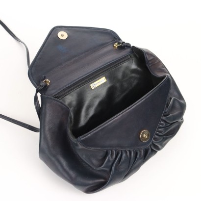 Bolso Vintage de Piel Azul