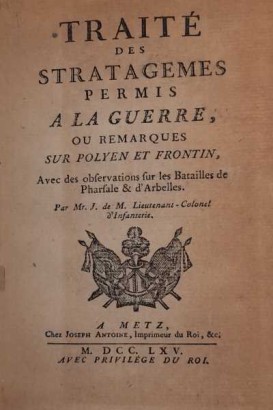 Traité des stratagemes permis a la%,Traité des stratagemes permis a la%,Traité des stratagemes permis a la%,Traité des stratagemes permis à%,Traité des stratagemes permis à%,Traité des stratagemes permis à%